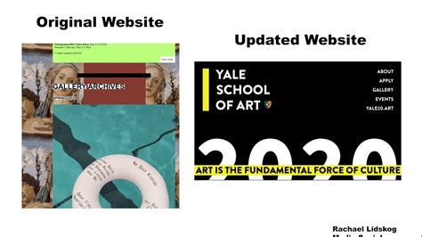 yale university school of art bad website